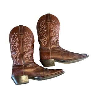 Ariat Legend 35709 Brown Leather Cowboy Boots Men's US Size 10.5D